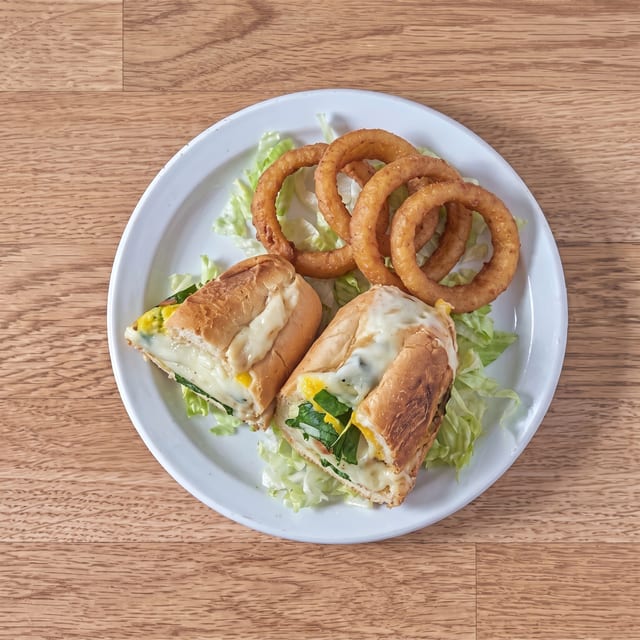 Pogo's Philly Cheese Sandwich.