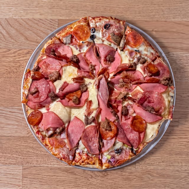 The Carnivore Pizza.